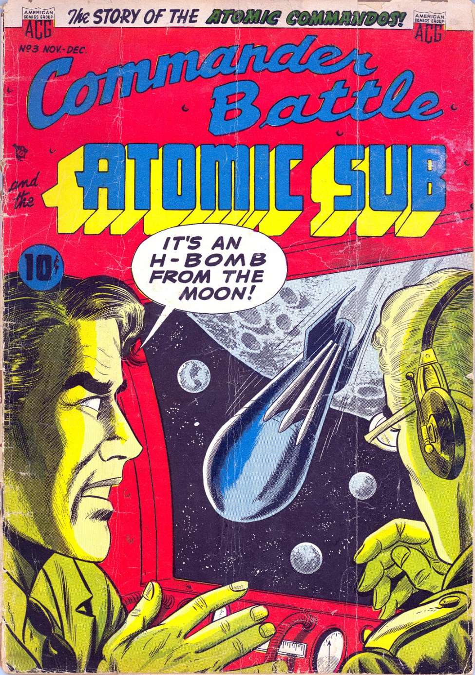 Book Cover For Commander Battle and the Atomic Sub 3