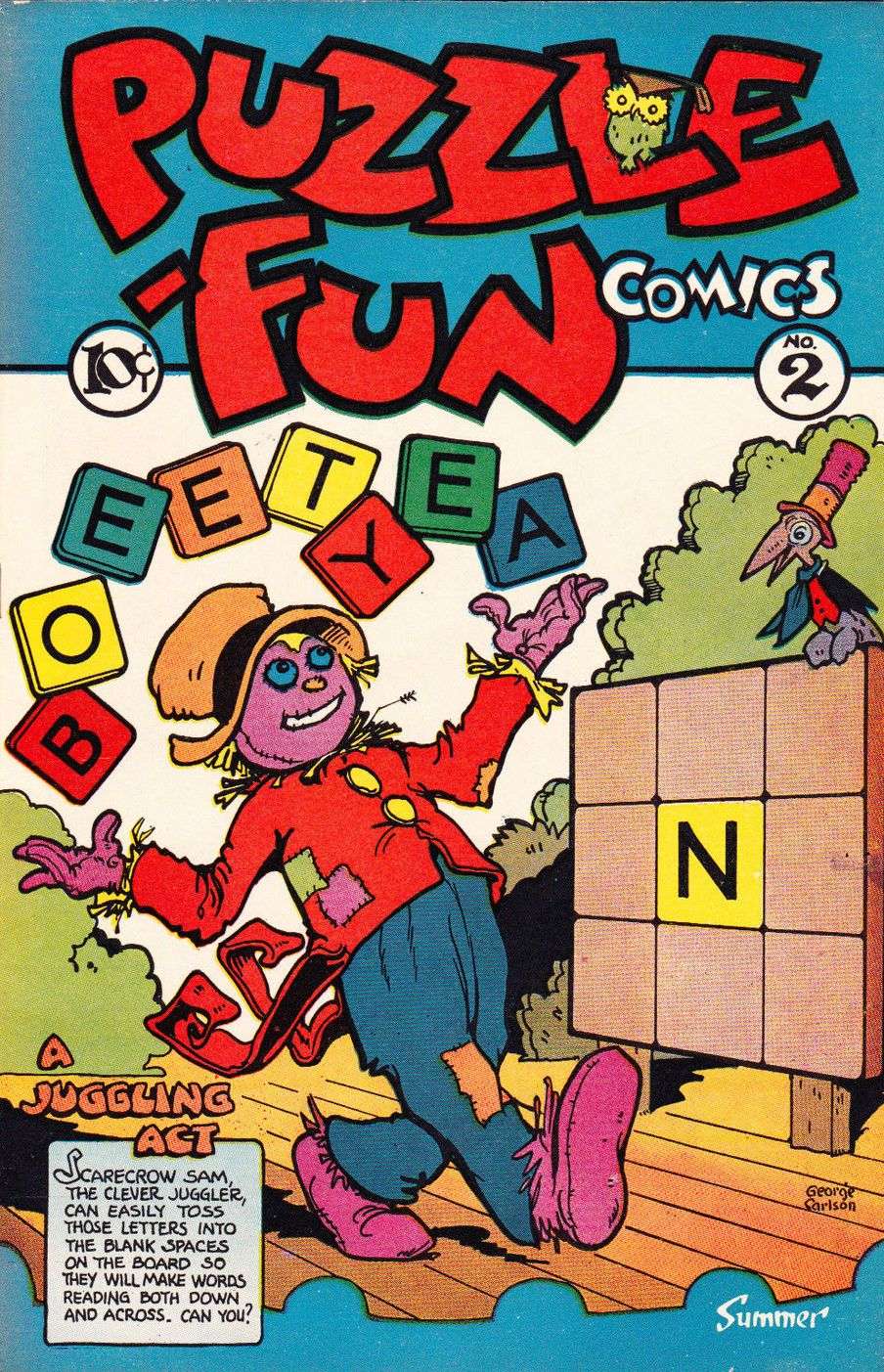 Comic Book Cover For Puzzle Fun 2