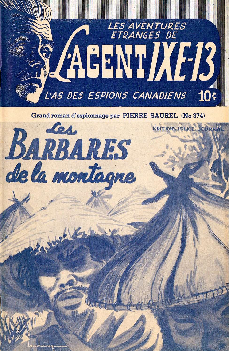 Book Cover For L'Agent IXE-13 v2 374 - Les barbares de la montagne