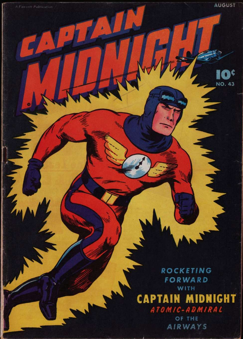 Comic Book Cover For Captain Midnight 43