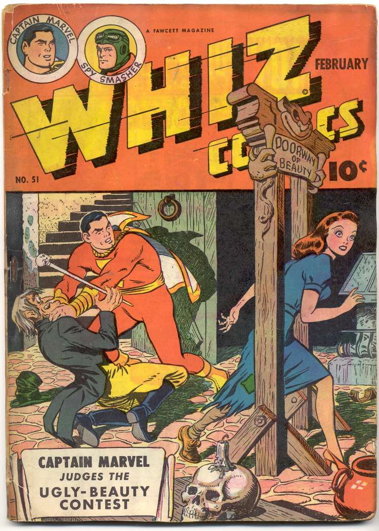 Comic Book Cover For Whiz Comics 51