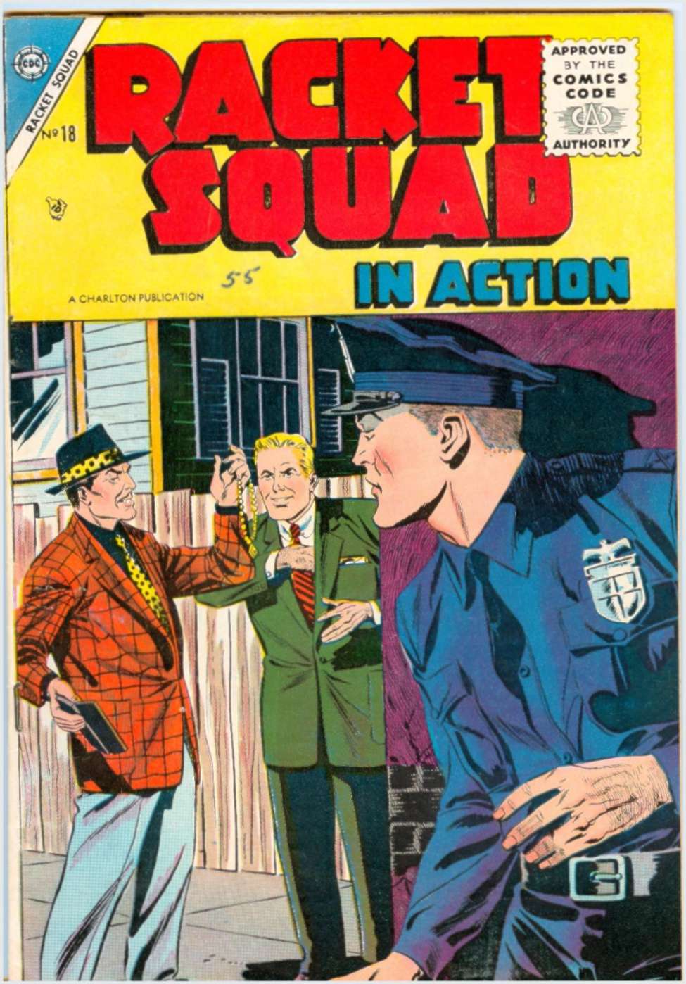 Comic Book Cover For Racket Squad in Action 18