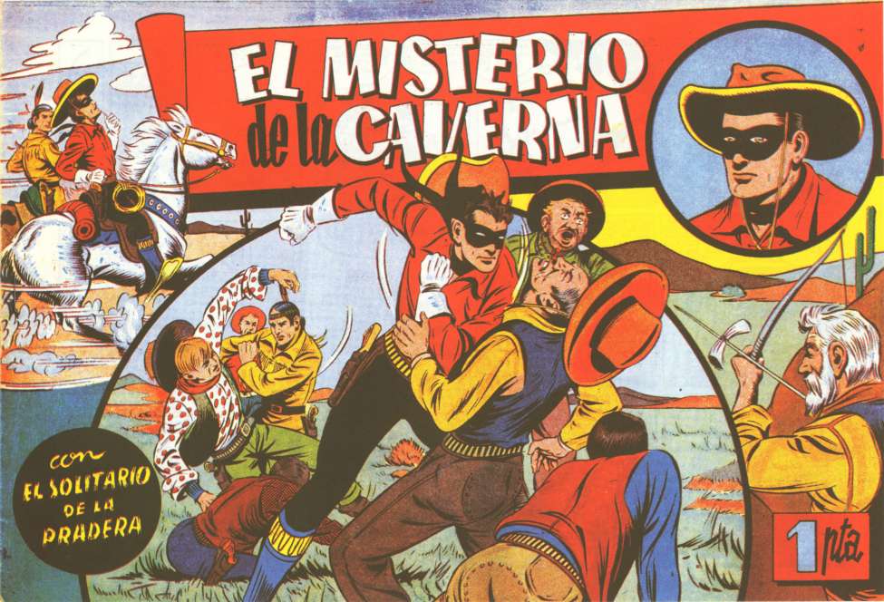 Comic Book Cover For El Jinete Enmascarado 7 - El misterio de la caverna