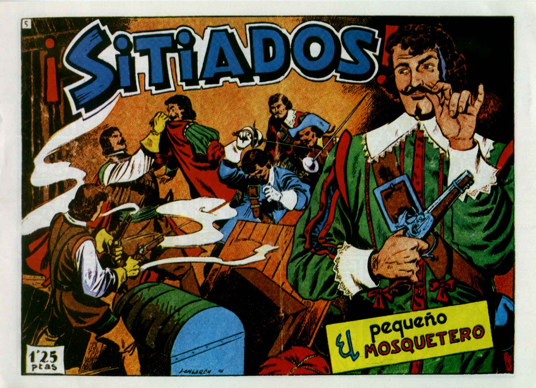 Comic Book Cover For El Pequeño Mosquetero 5 - Sitiados