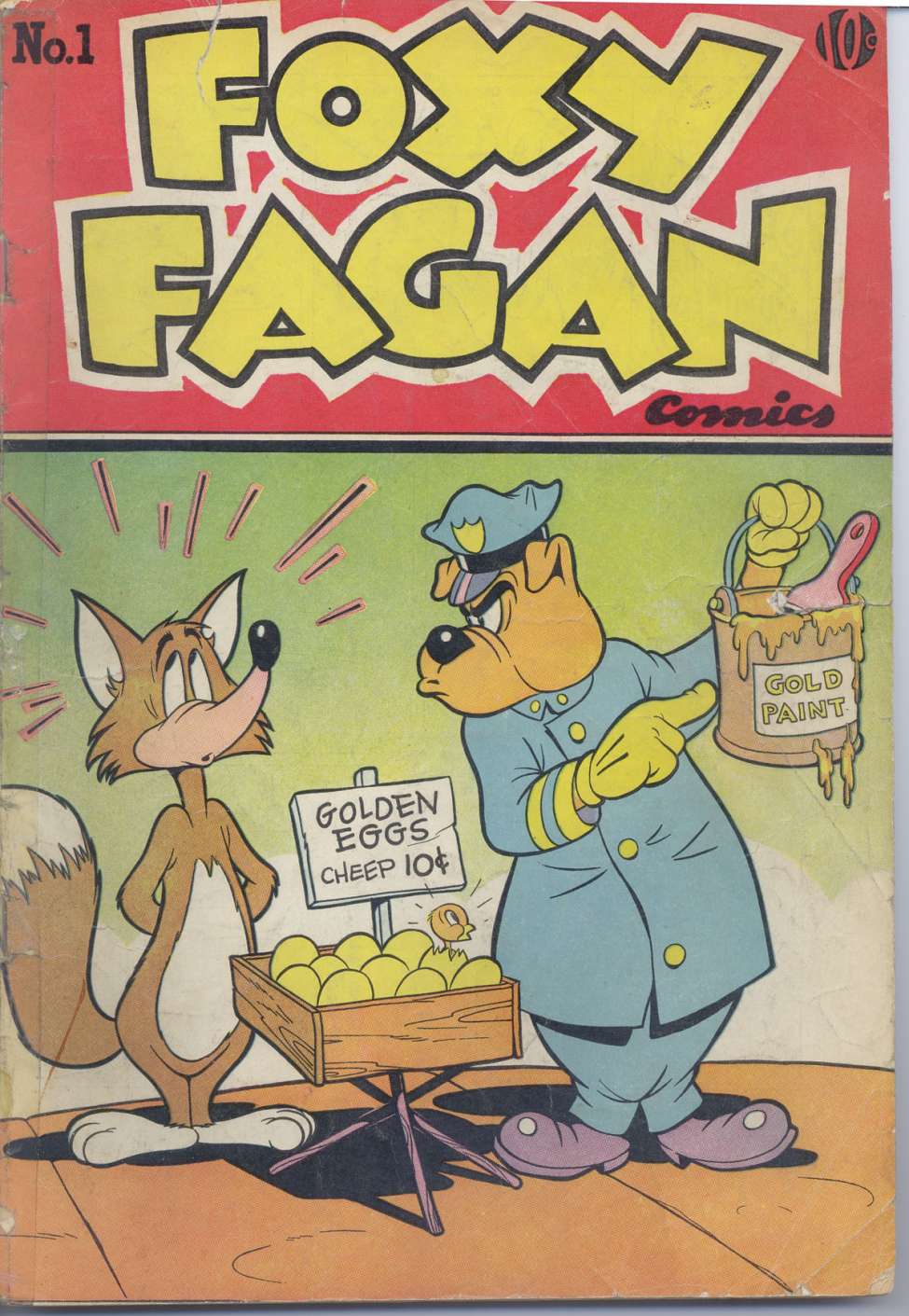 Comic Book Cover For Foxy Fagan Comics 1