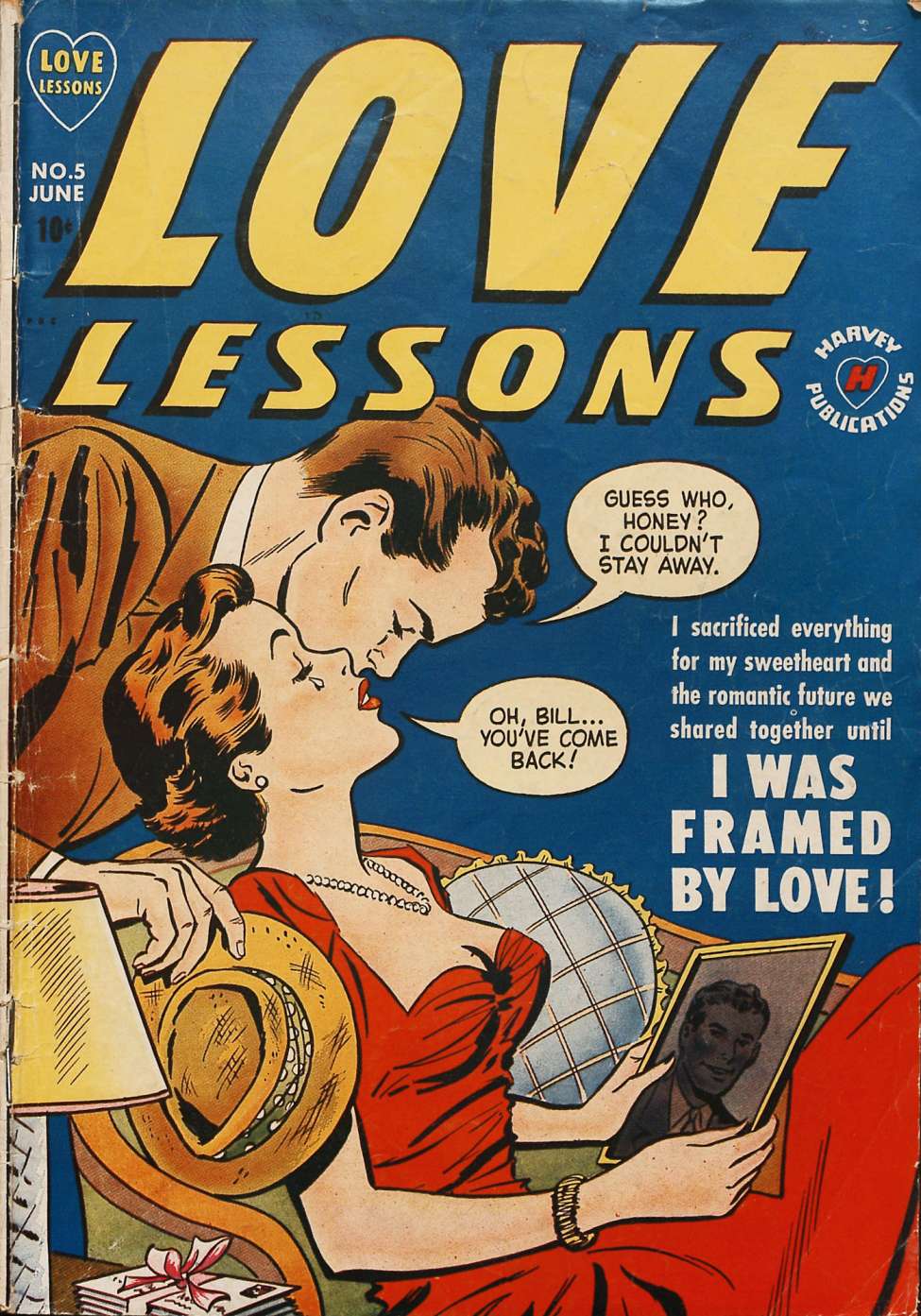 Comic Book Cover For Love Lessons 5