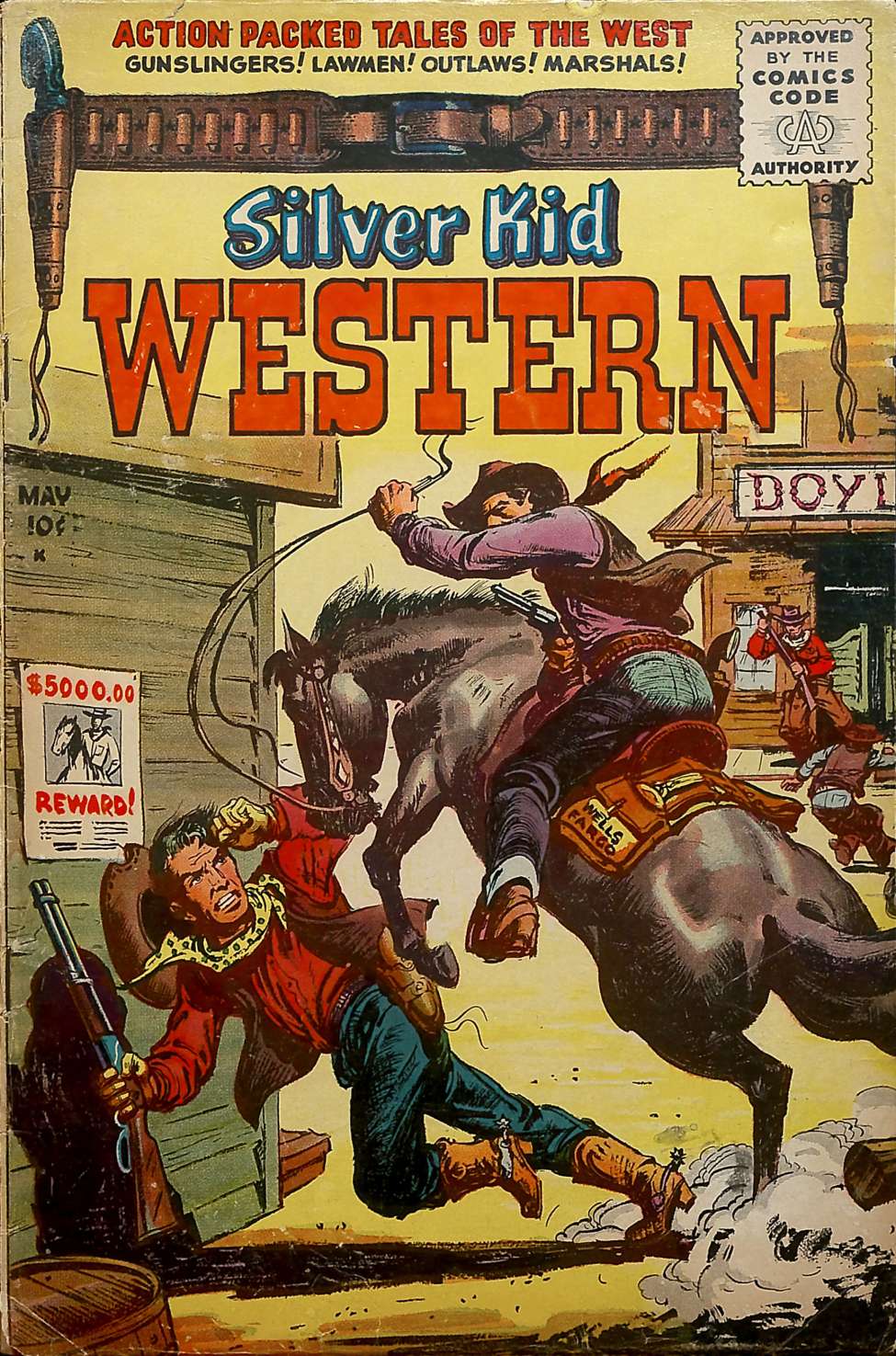 Comic Book Cover For Silver Kid Western 4