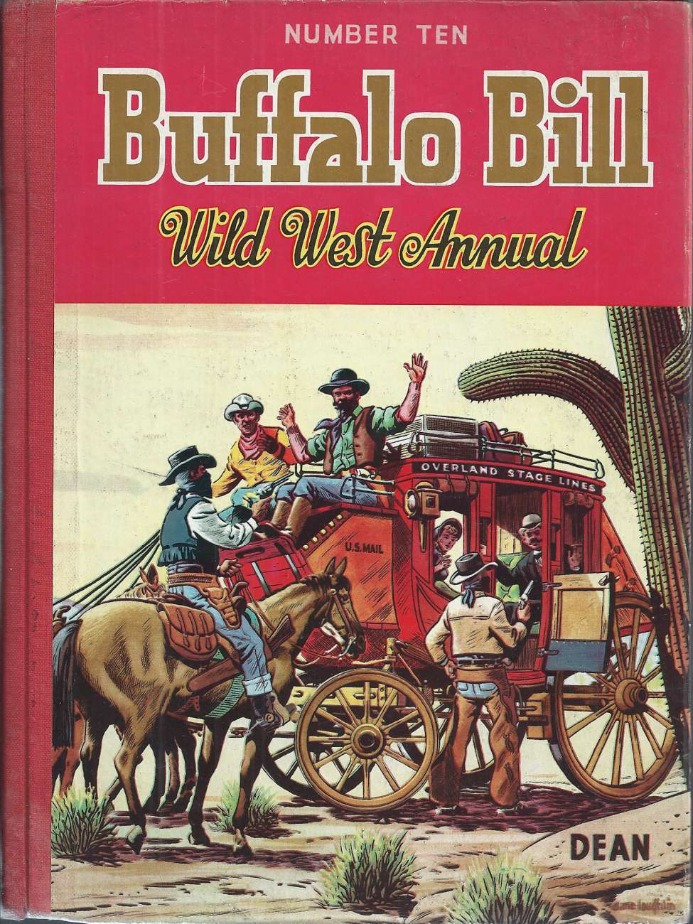 Comic Book Cover For Buffalo Bill Wild West Annual 1958