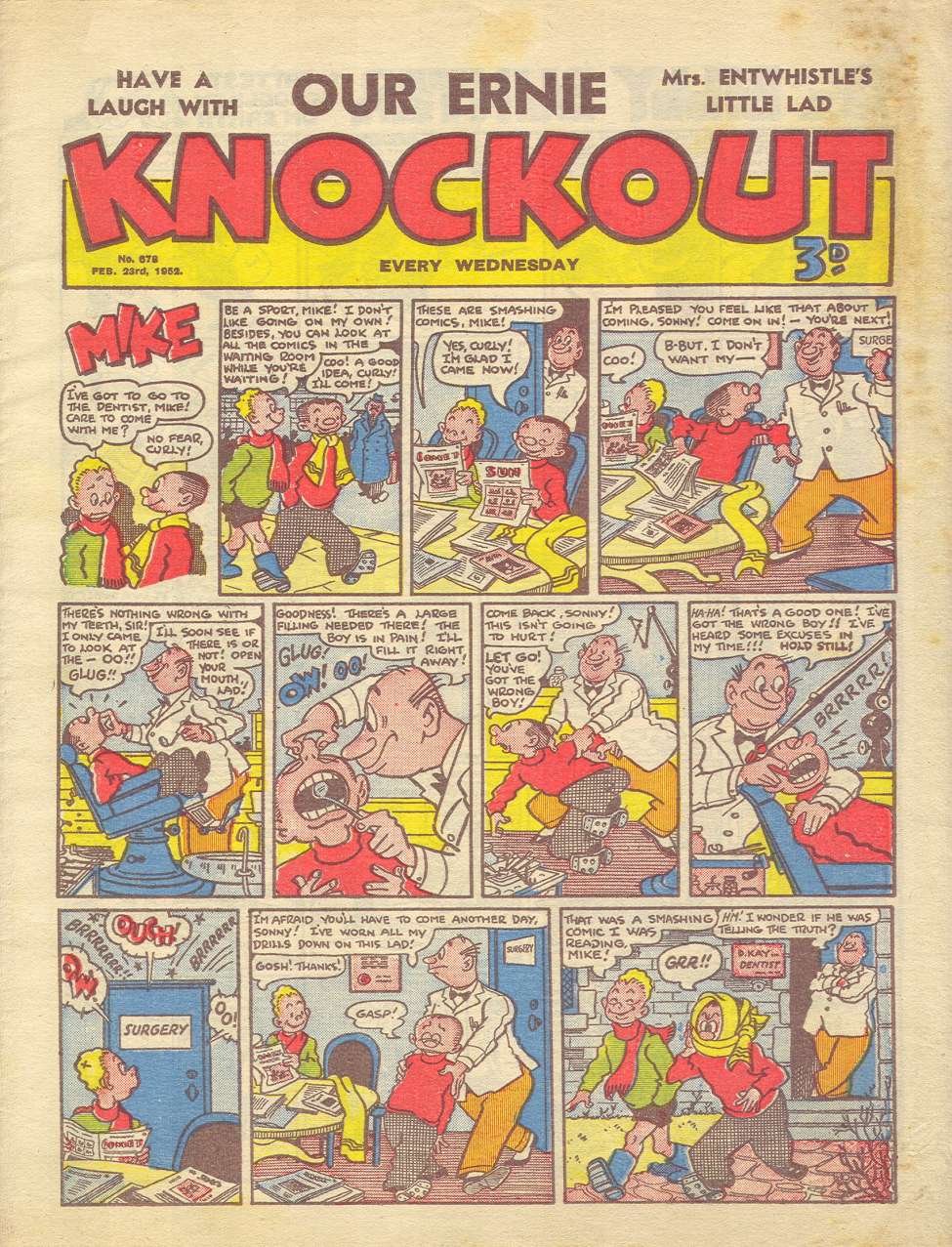 Comic Book Cover For Knockout 678