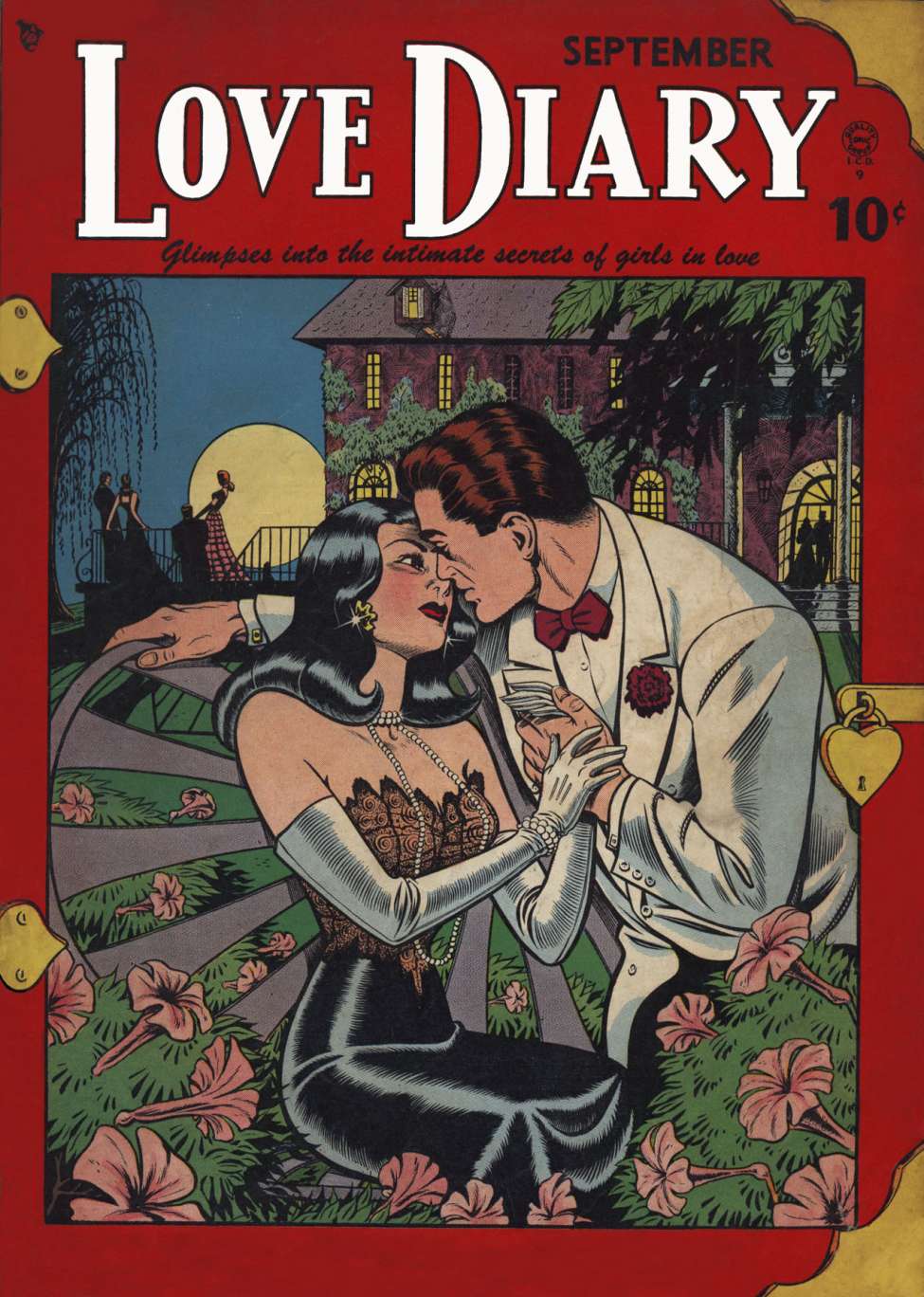 Comic Book Cover For Love Diary 1