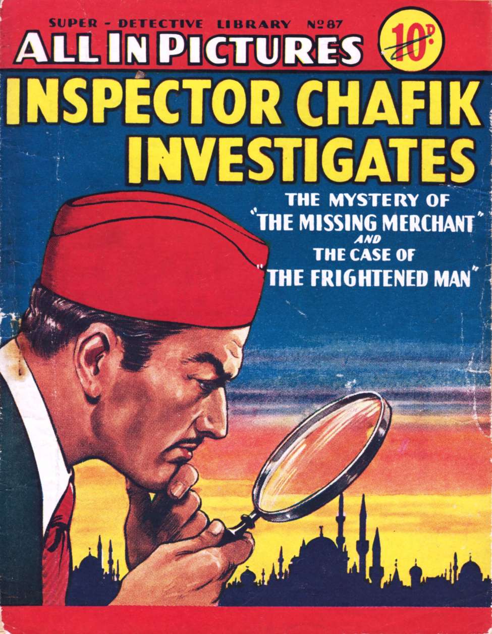 Comic Book Cover For Super Detective Library 87 - Inspector Chafik Investigates
