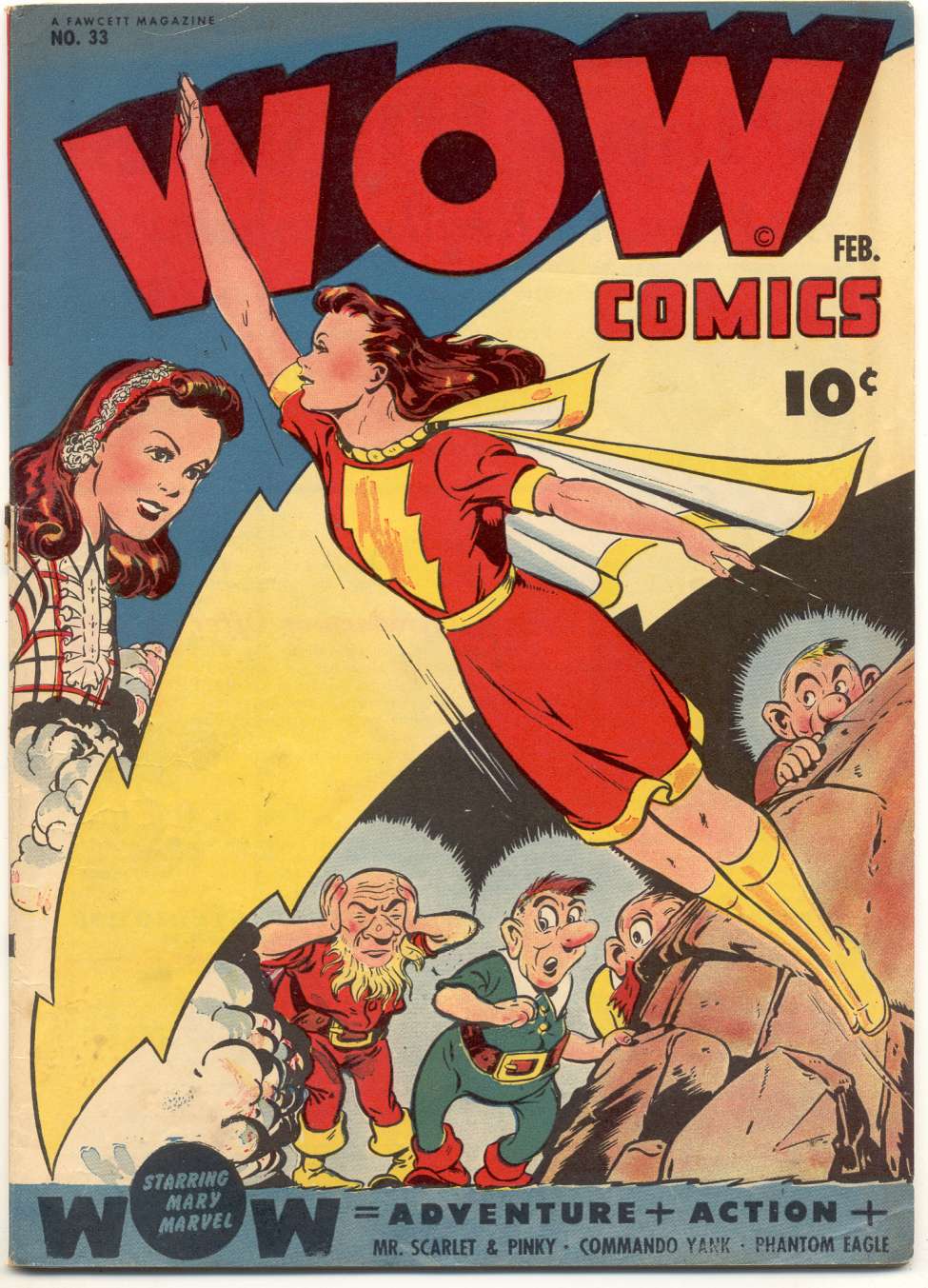 Comic Book Cover For Wow Comics 33 - Version 1