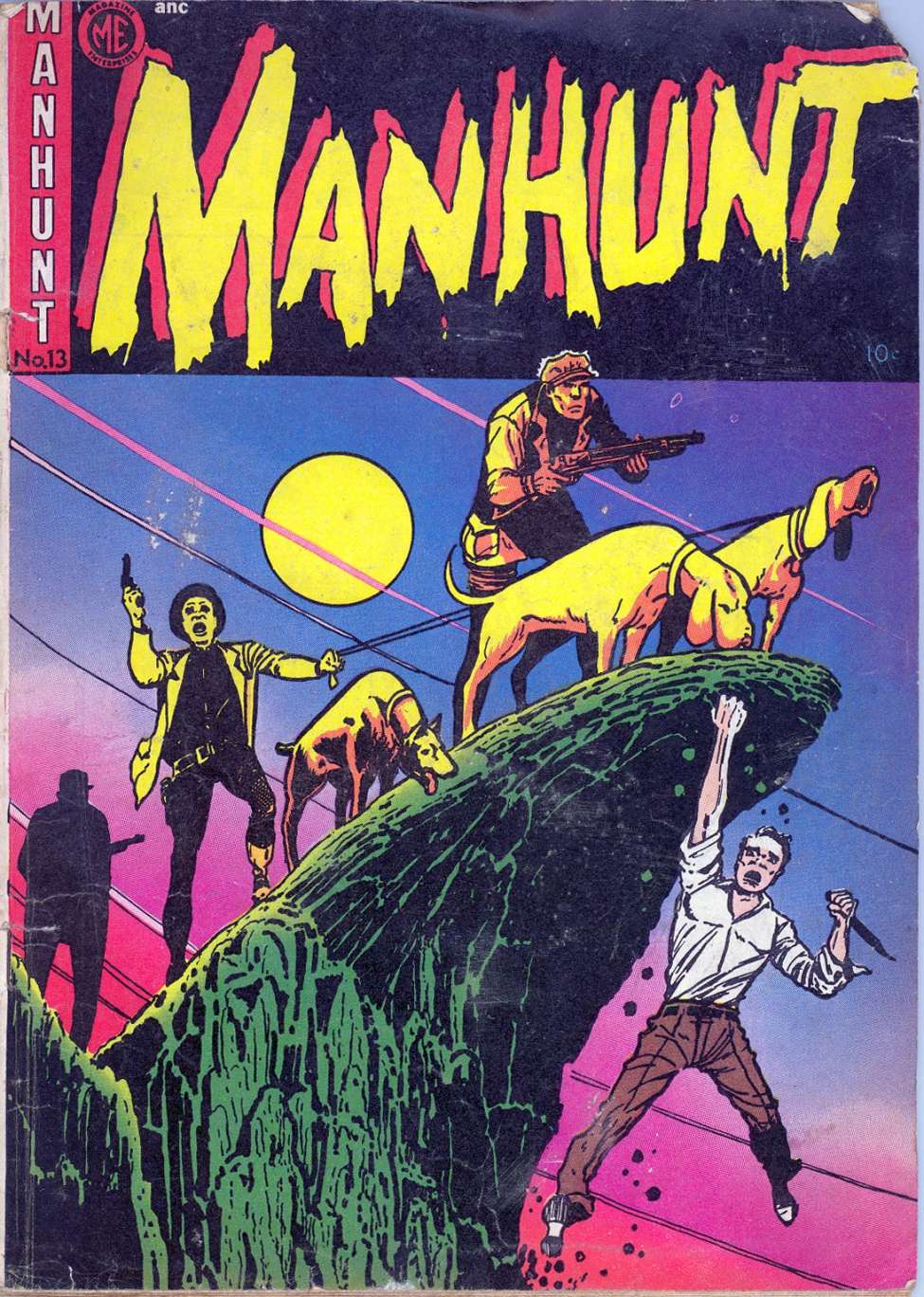 Comic Book Cover For Manhunt 13