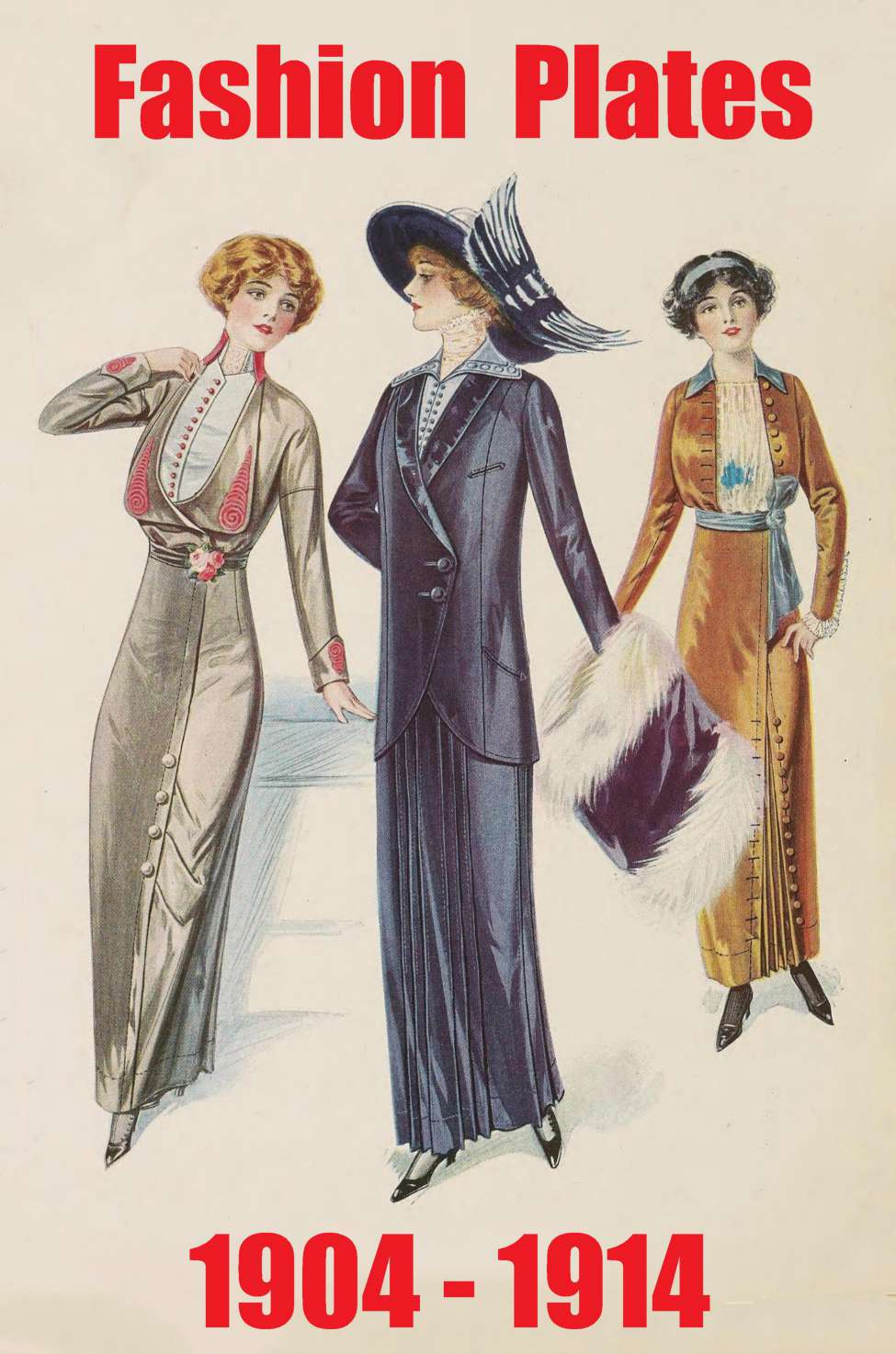 Book Cover For Fashion Plates 1904 - 1914