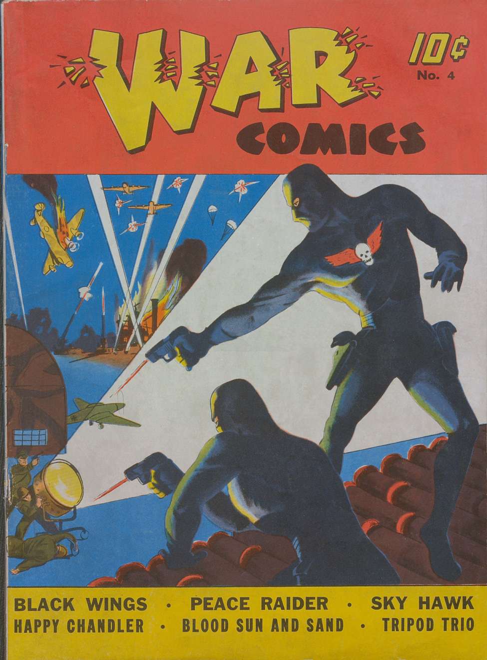 Comic Book Cover For War Comics 4 (alt) - Version 2