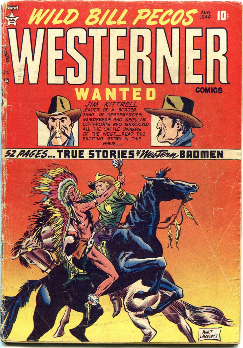 Comic Book Cover For The Westerner 22