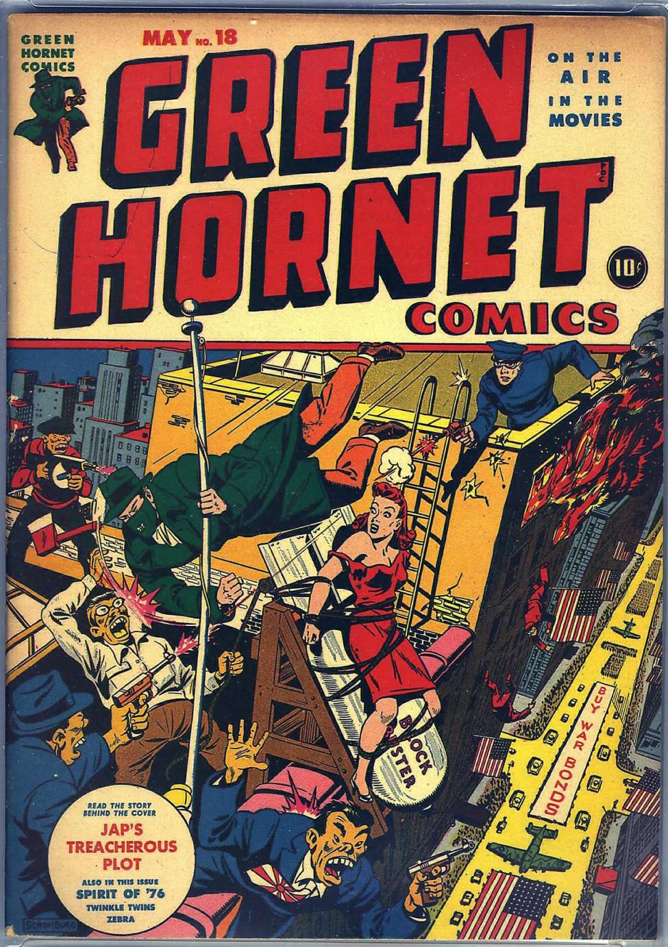 Book Cover For Green Hornet Comics 18