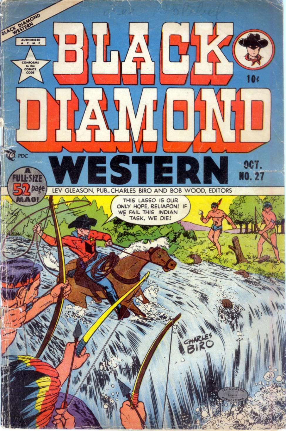 Comic Book Cover For Black Diamond Western 27