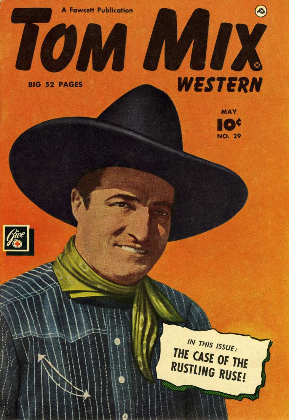 Comic Book Cover For Tom Mix Western 29 (inc) - Version 2