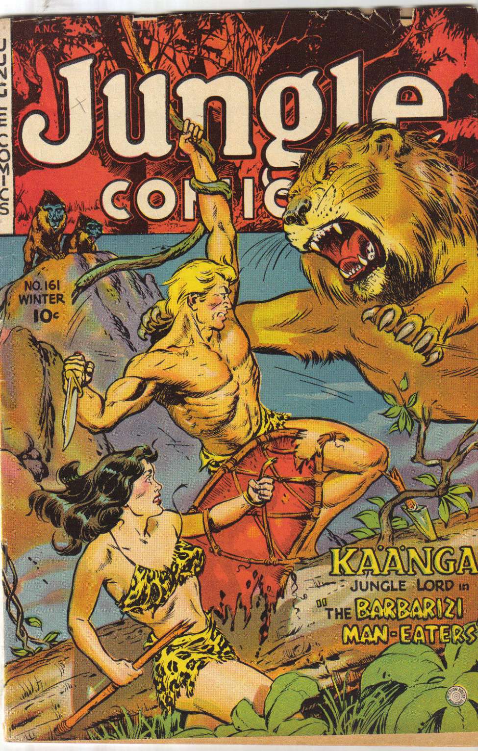 Comic Book Cover For Jungle Comics 161