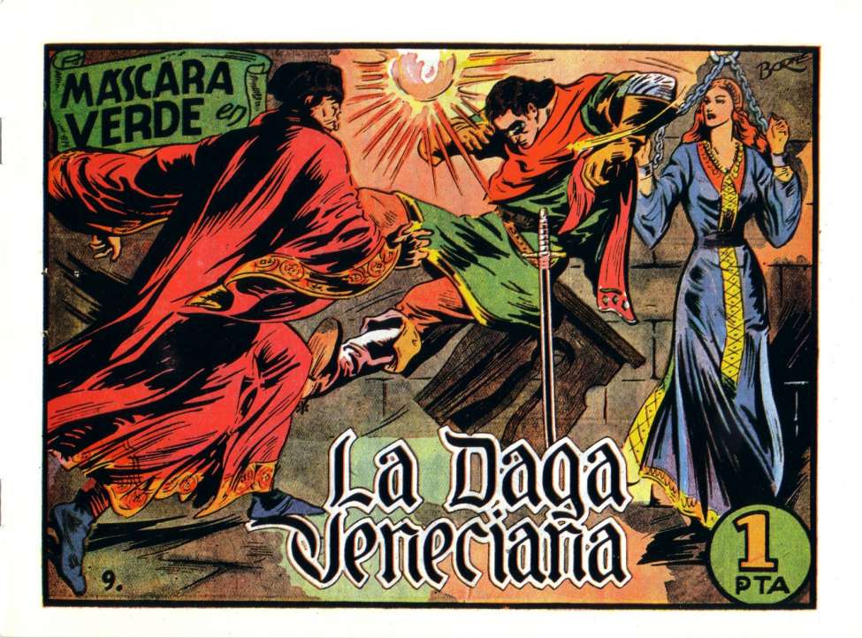 Comic Book Cover For Mascara Verde 9 - La Daga Veneciana