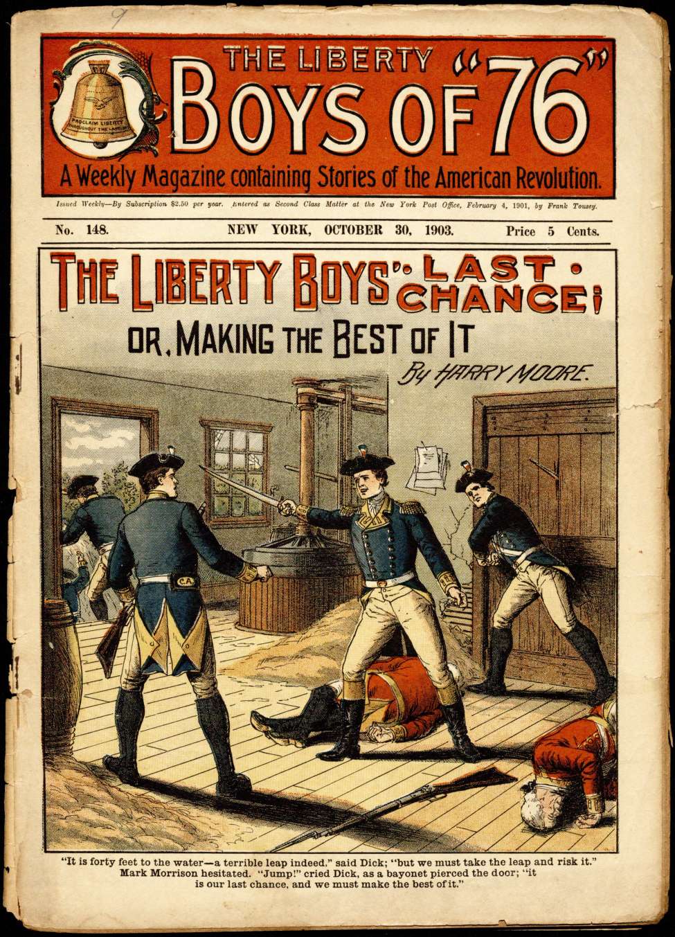 Book Cover For The Liberty Boys of 76 148 - The Liberty Boys' Last Chance
