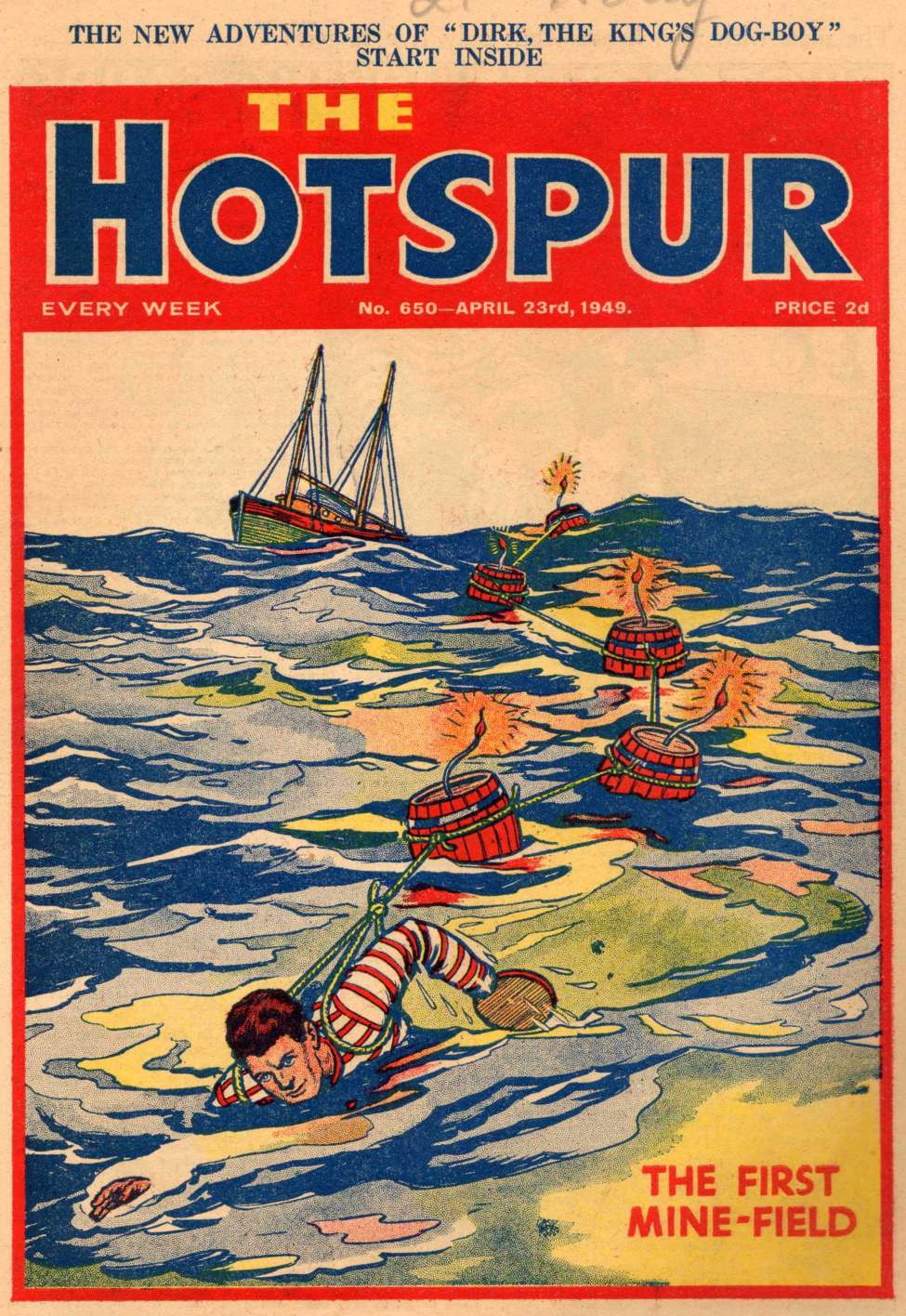 Comic Book Cover For The Hotspur 650