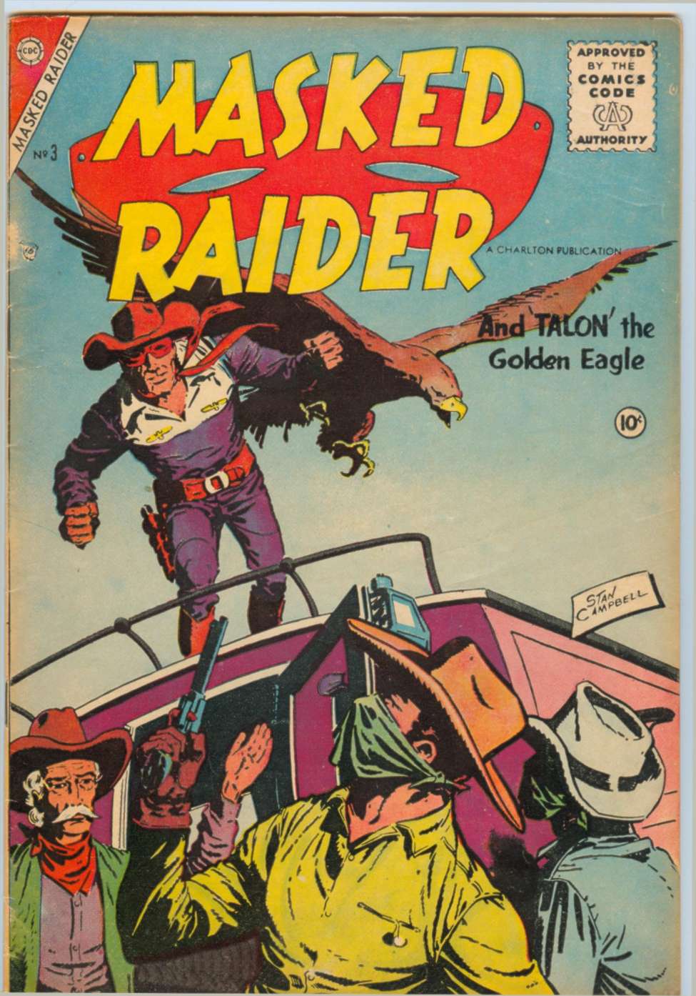 Comic Book Cover For Masked Raider 3 - Version 1