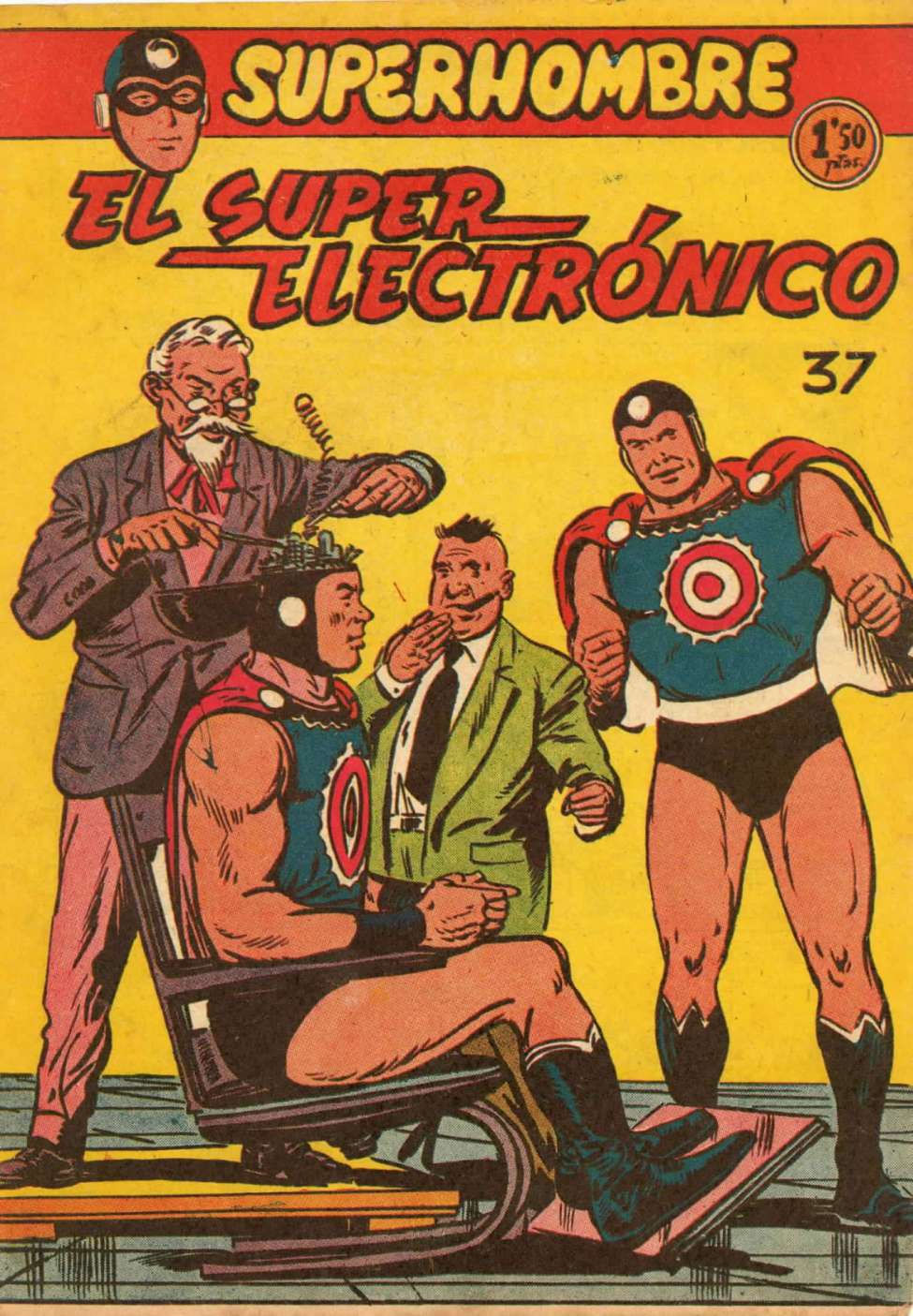 Comic Book Cover For SuperHombre 37 El Super Electronico