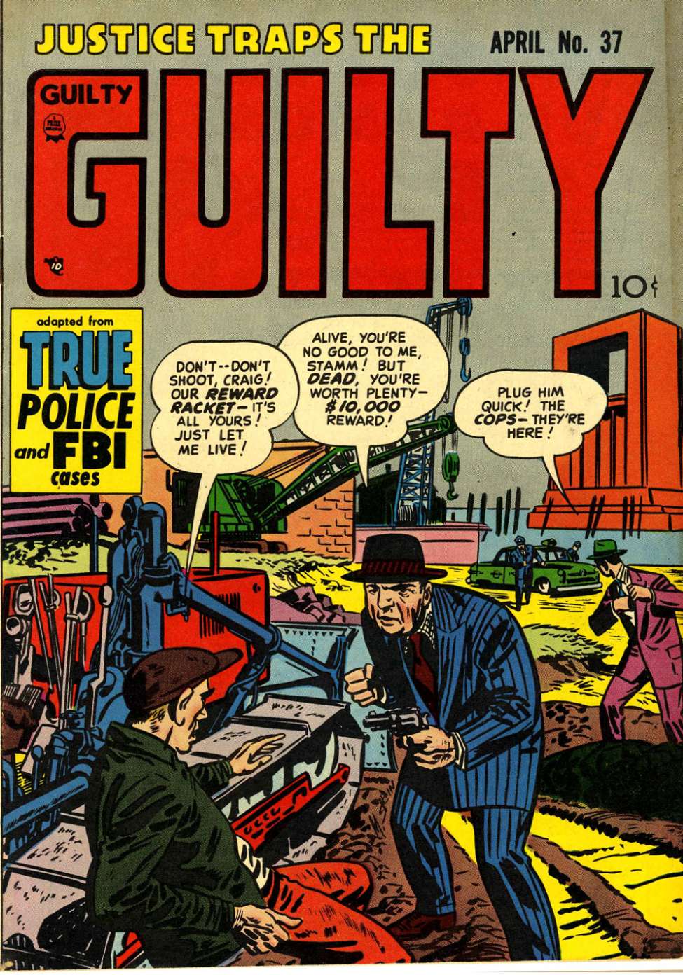 Comic Book Cover For Justice Traps the Guilty 37