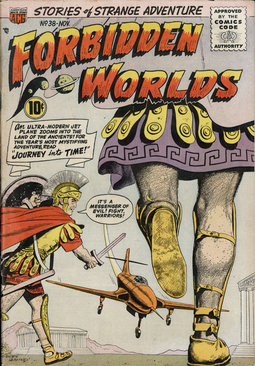 Comic Book Cover For Forbidden Worlds 38