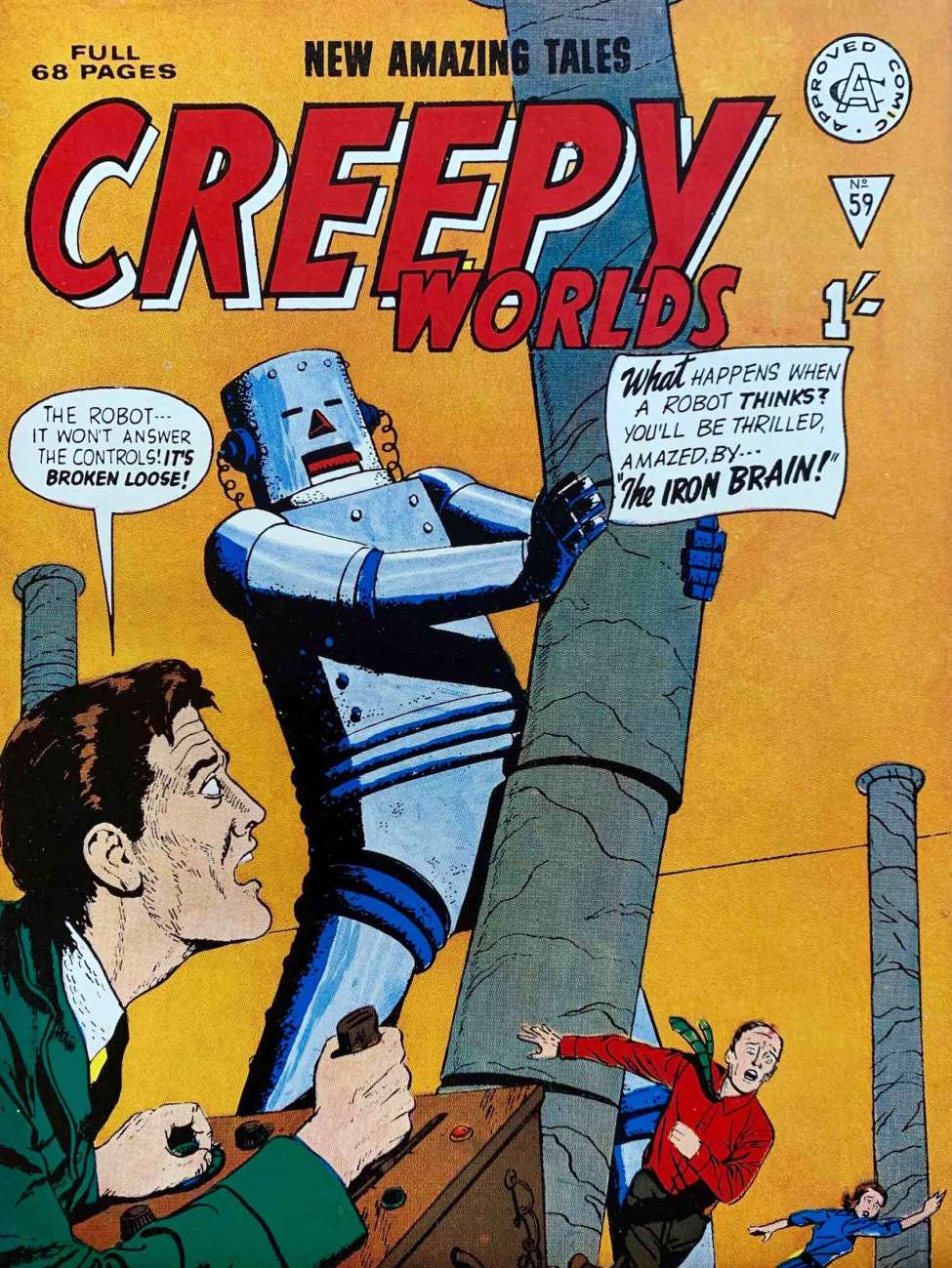 Book Cover For Creepy Worlds 59