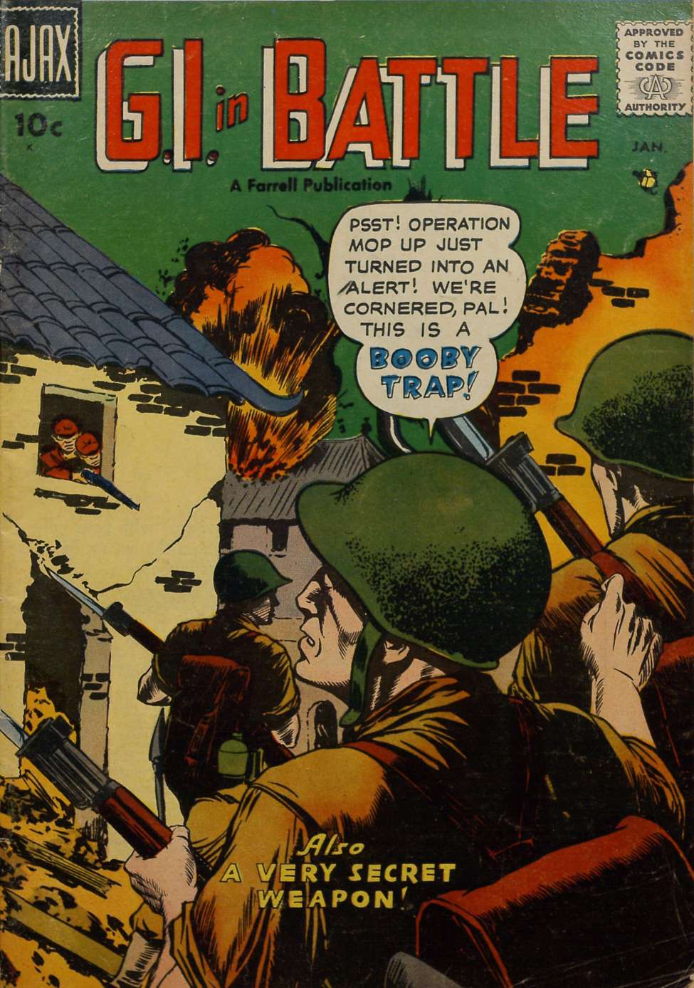 Comic Book Cover For G. I. in Battle 5