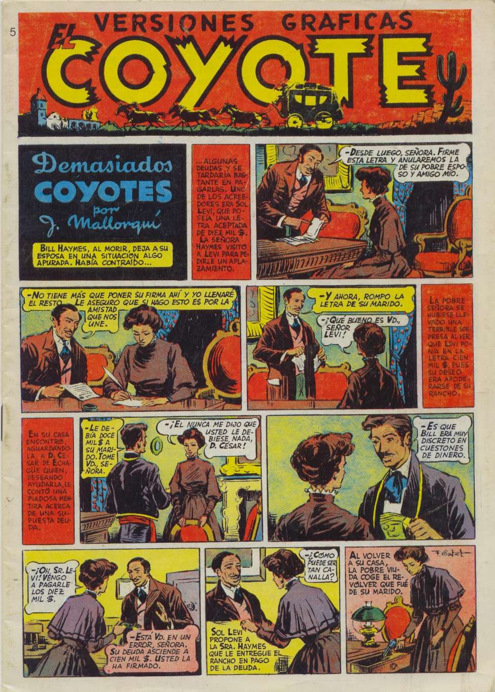 Comic Book Cover For El Coyote 5 - Demasiados Coyotes