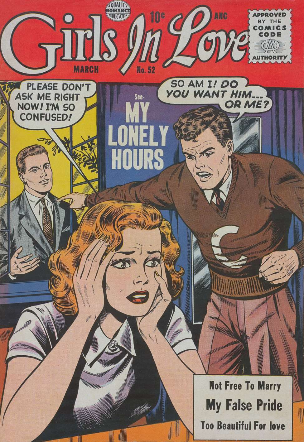Comic Book Cover For Girls in Love 52