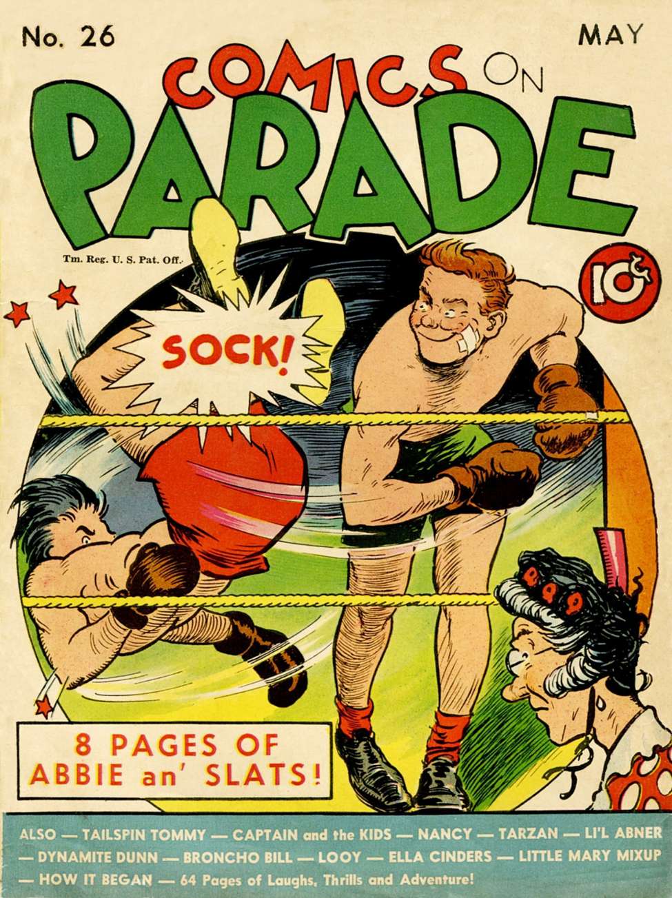 Comic Book Cover For Comics on Parade 26