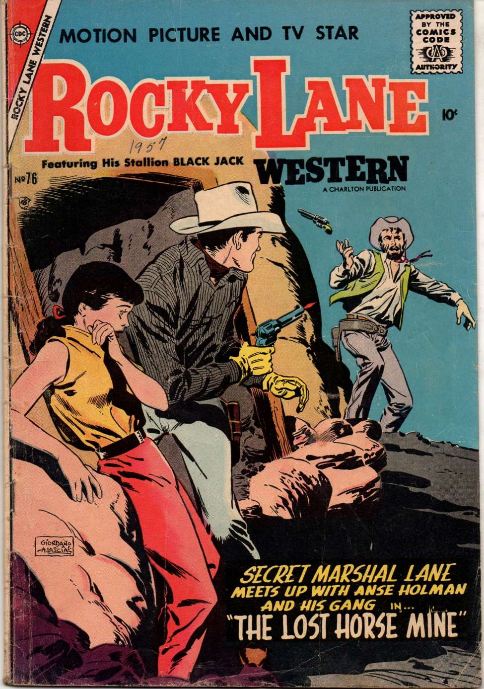 Book Cover For Rocky Lane Western 76
