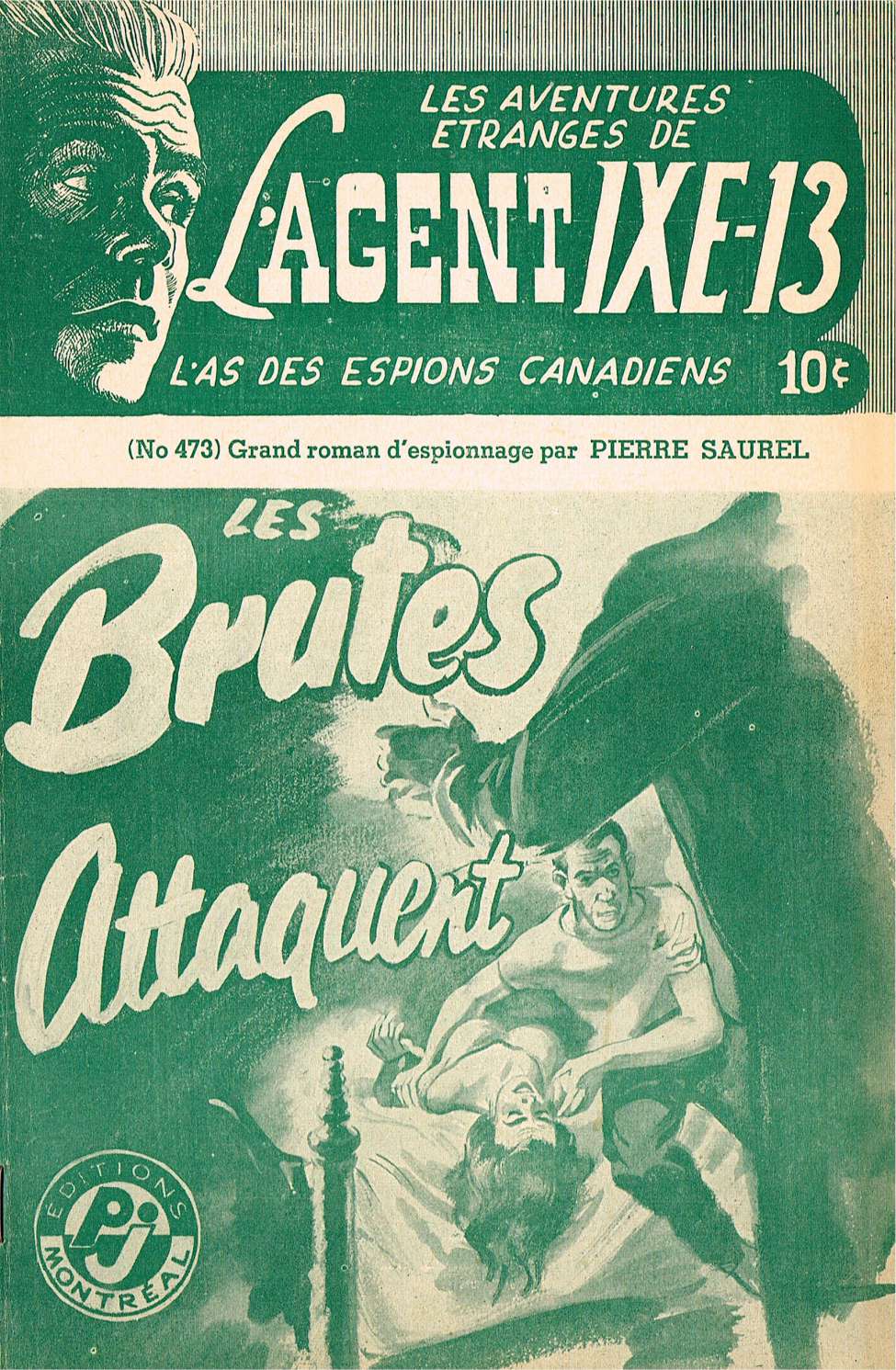 Book Cover For L'Agent IXE-13 v2 473 - Les brutes attaquent