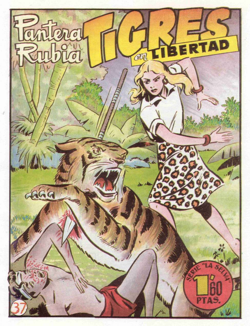 Book Cover For Pantera Rubia 27 - Tigres en Libertad