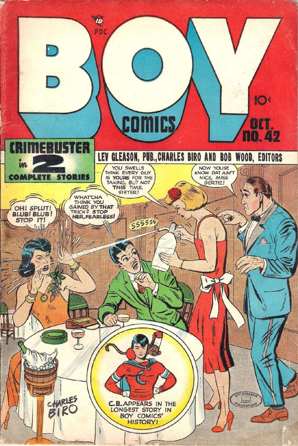Comic Book Cover For Boy Comics 42