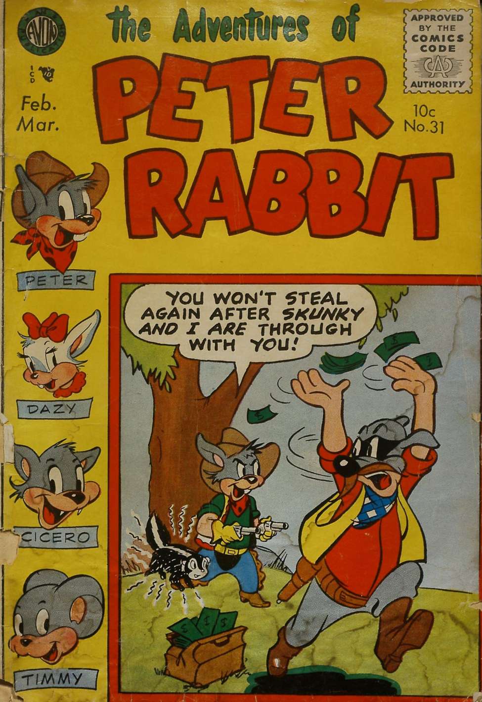 Comic Book Cover For Peter Rabbit 31