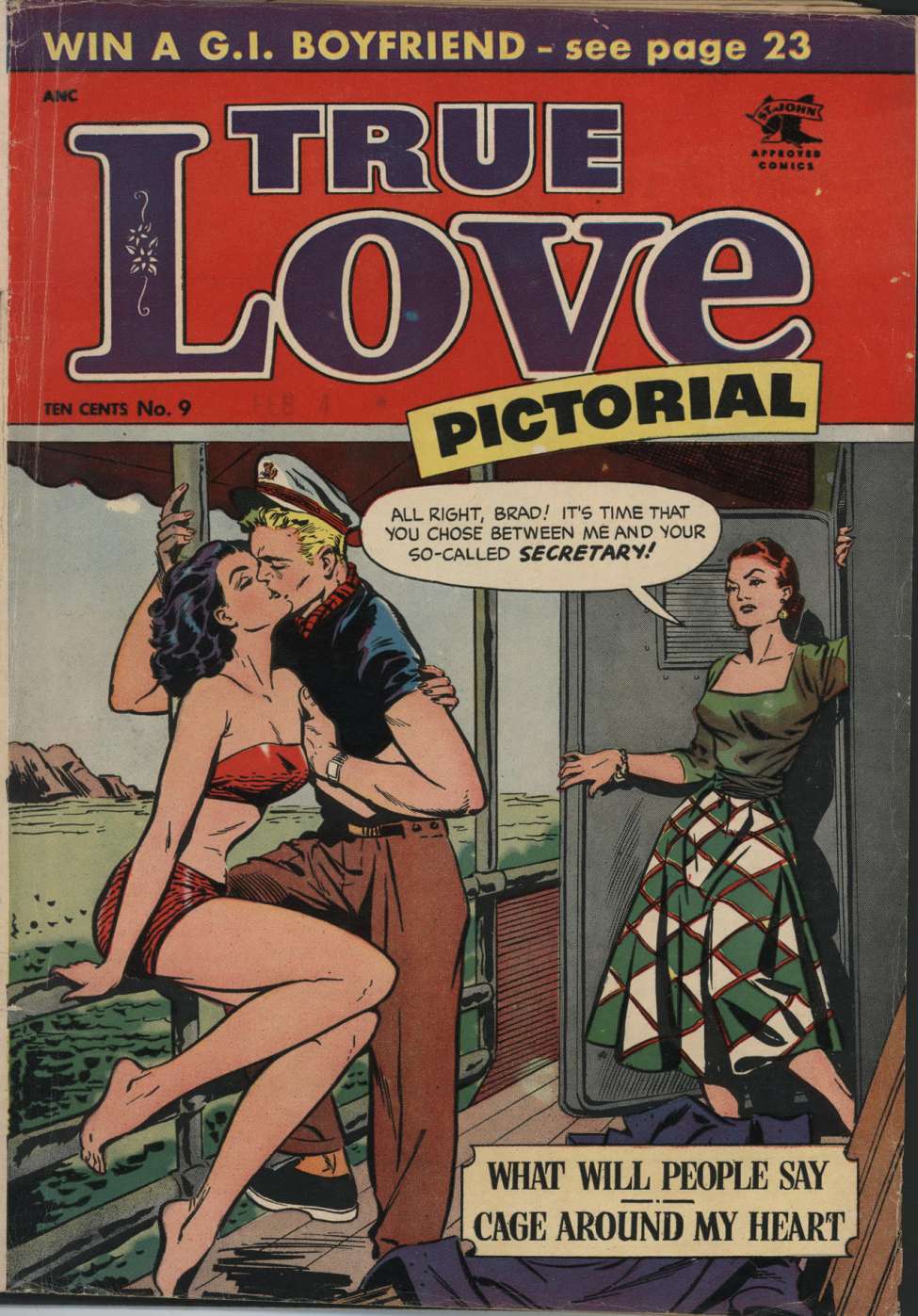Comic Book Cover For True Love Pictorial 9