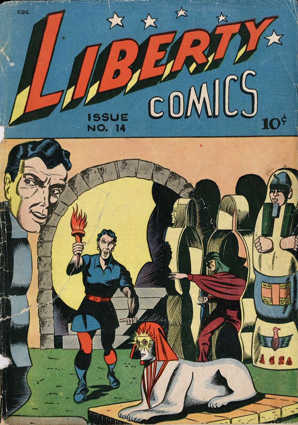 Comic Book Cover For Liberty Comics 14