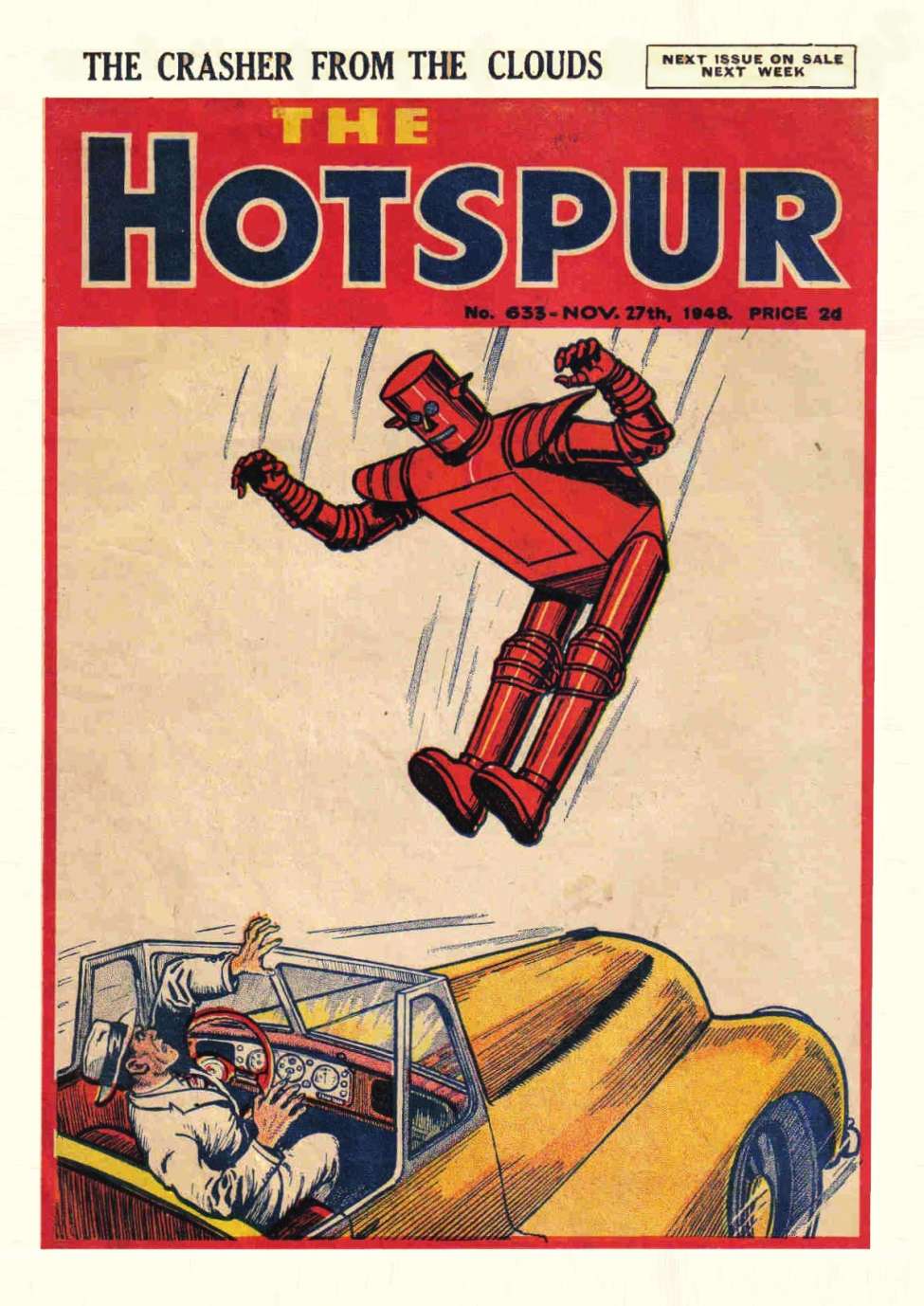 Comic Book Cover For The Hotspur 633