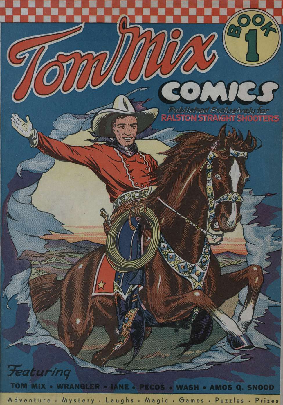 Book Cover For Tom Mix Comics 1