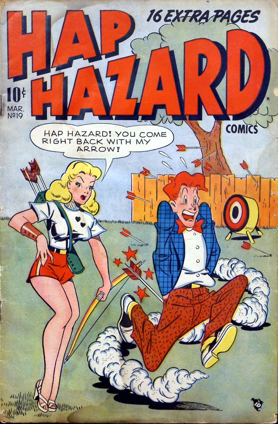 Book Cover For Hap Hazard Comics 19