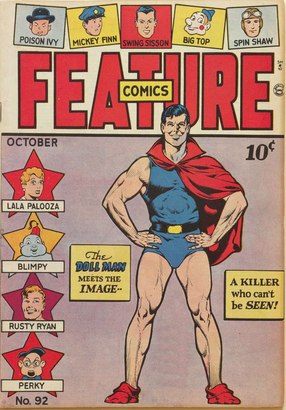 Book Cover For Feature Comics 92