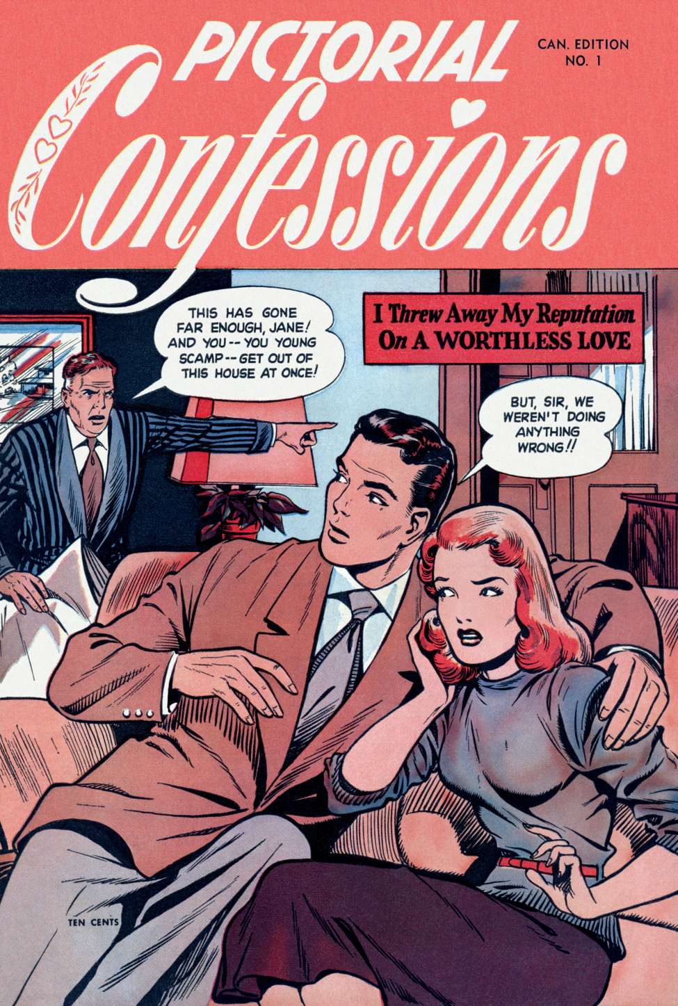 Comic Book Cover For Pictorial Confessions 1