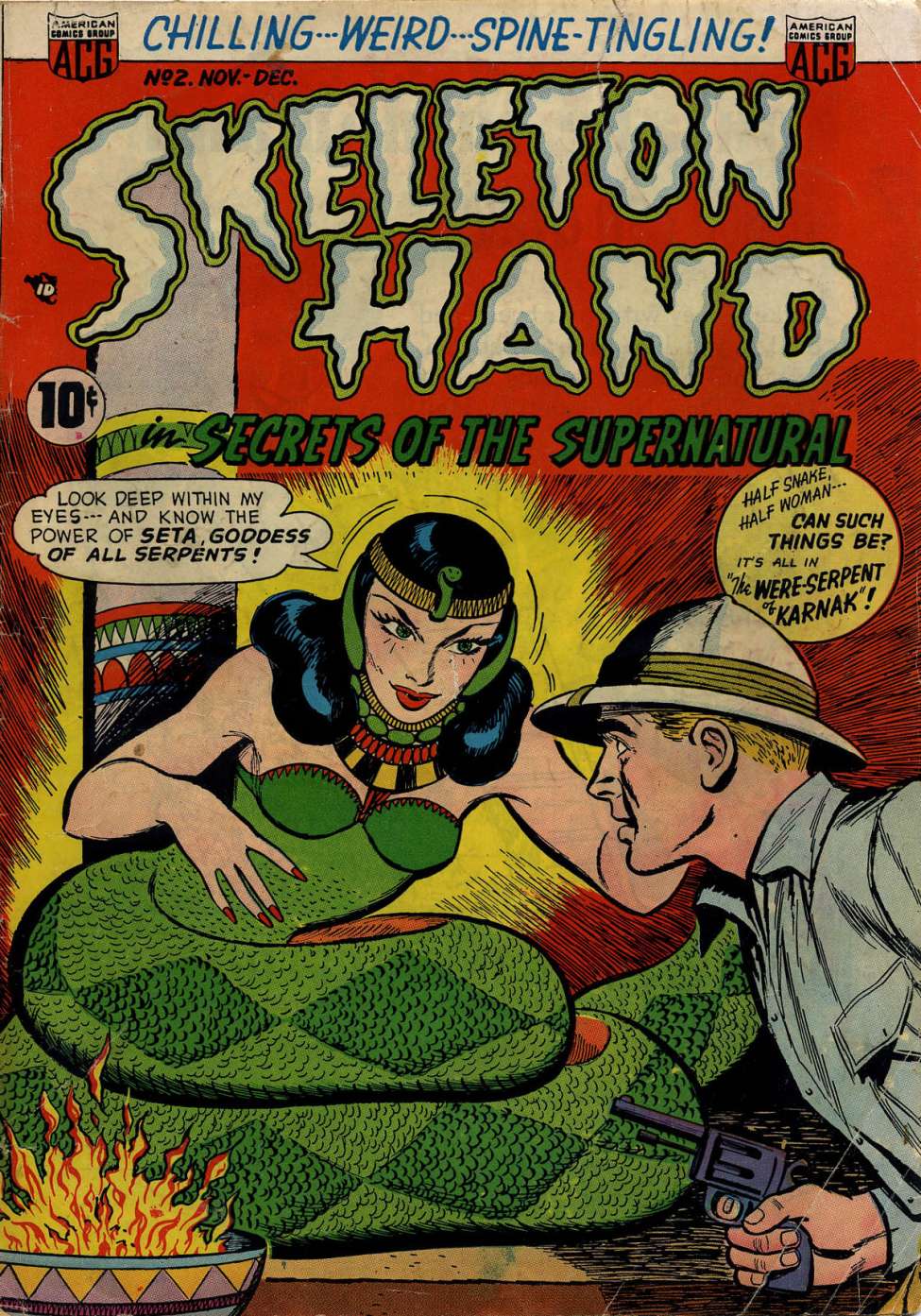 Comic Book Cover For Skeleton Hand 2