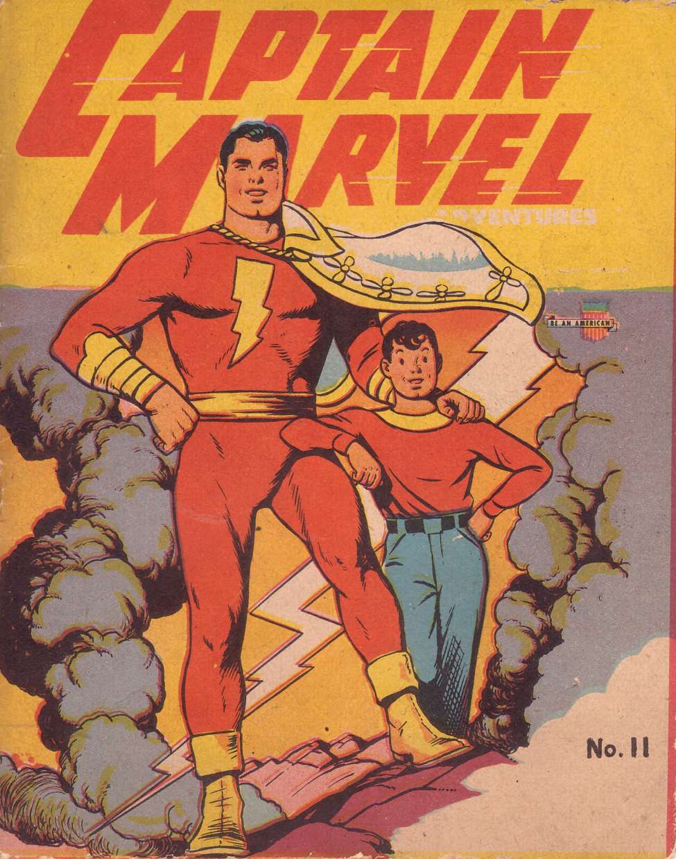 Comic Book Cover For Mighty Midget Comics - Captain Marvel Adventures (alt) - Version 2